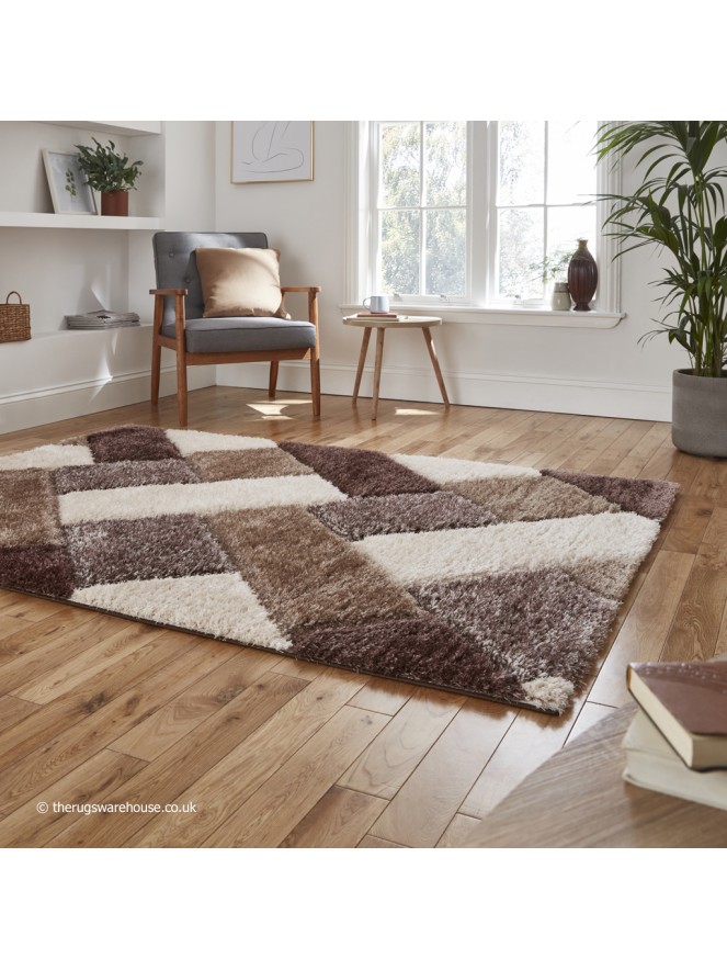 Olympia Beige Brown Rug - 3