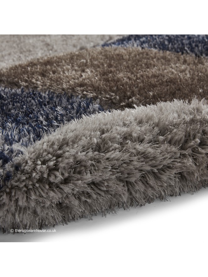 Olympia Grey Navy Rug - 9