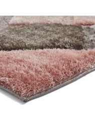 Olympia Grey Pink Rug - Thumbnail - 7