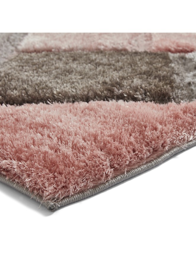 Olympia Grey Pink Rug - 7