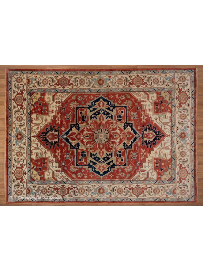 Indo Heriz 451 Rug - 7