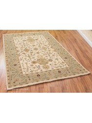 Sumak Green Border Rug - Thumbnail - 3