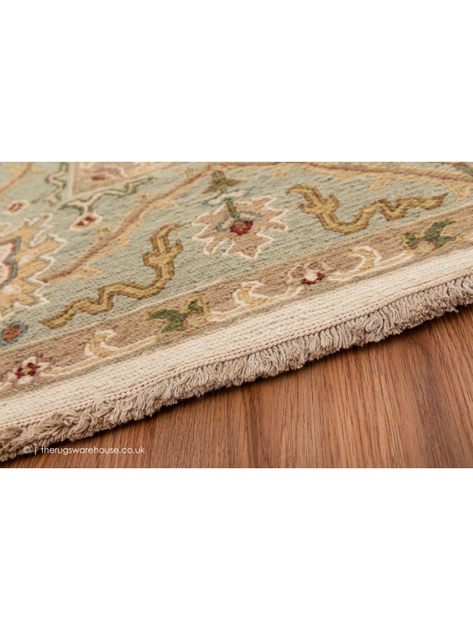 Sumak Green Border Rug - 4