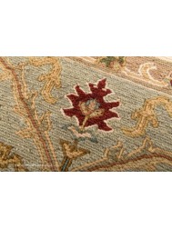 Sumak Green Border Rug - Thumbnail - 7