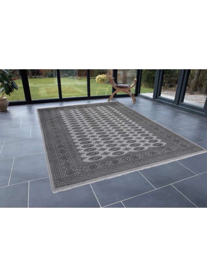 Bokhara Light Grey Rug - 2