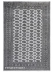 Bokhara Light Grey Rug - Thumbnail - 3