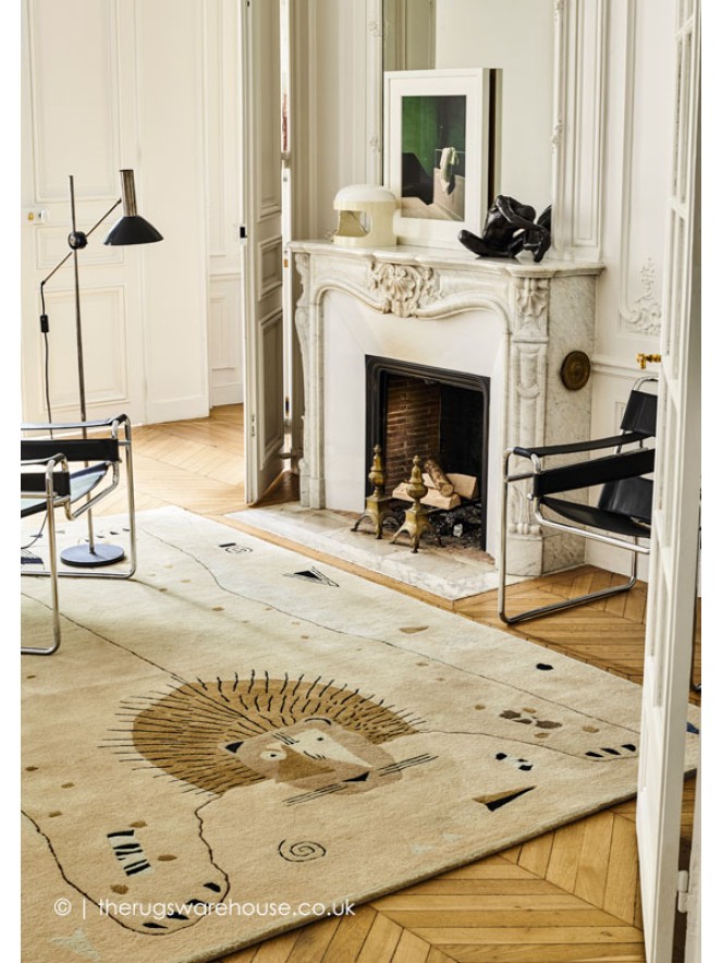 Lion Beige Rug - 2