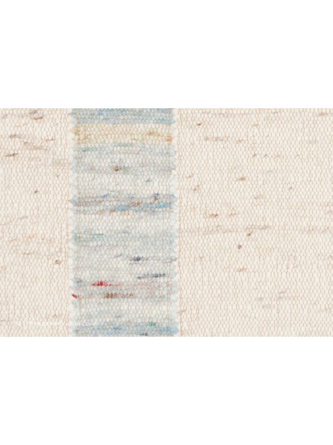 Santiago Cream Blue Rug - 4