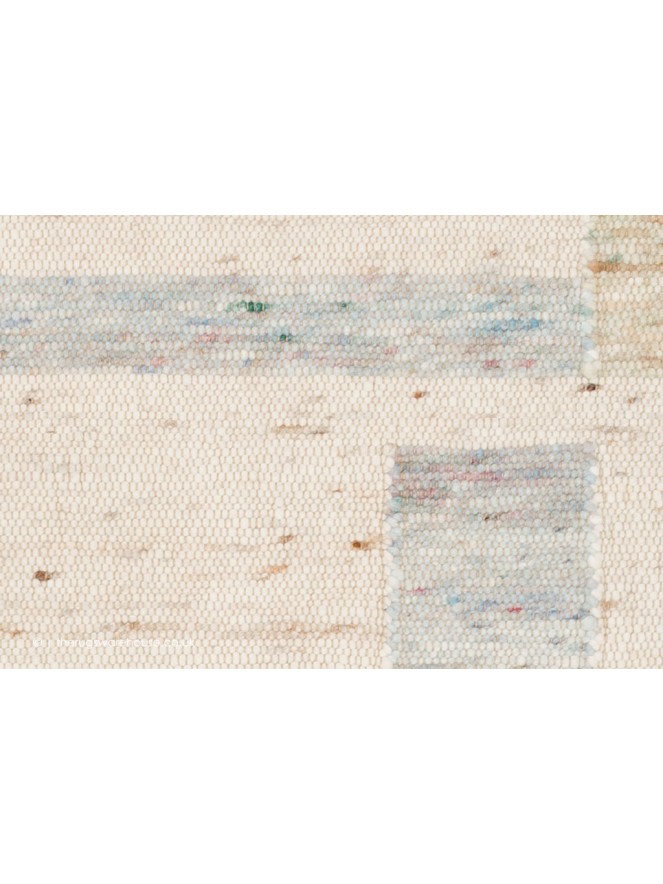 Santiago Cream Blue Rug - 5