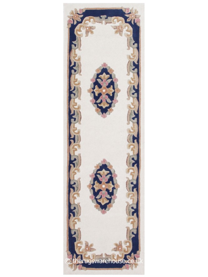 Royal Ivory Blue Runner - 4