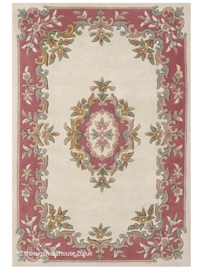 Royal Ivory Rose Rug - 6