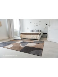 Avant Leather Brown Rug - Thumbnail - 2