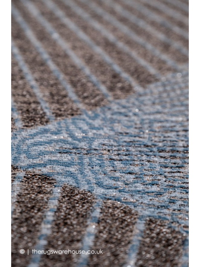 Chirimen Blue Rug - 6