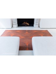 Yuzen Orange Rug - Thumbnail - 2