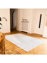 San Andreas White Black Rug - Thumbnail - 2