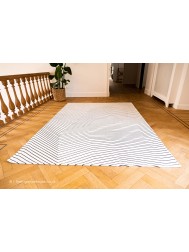 San Andreas White Black Rug - Thumbnail - 4