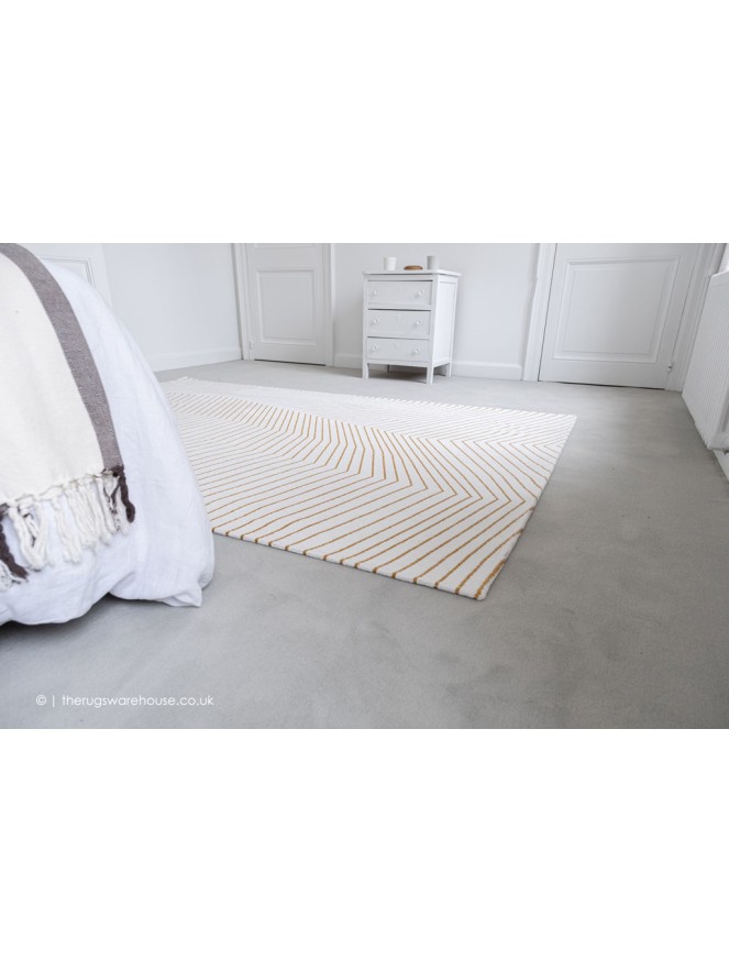 San Andreas White Gold Rug - 3