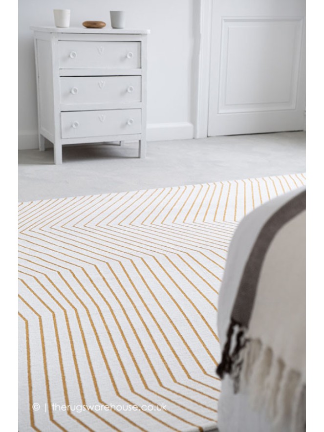 San Andreas White Gold Rug - 6