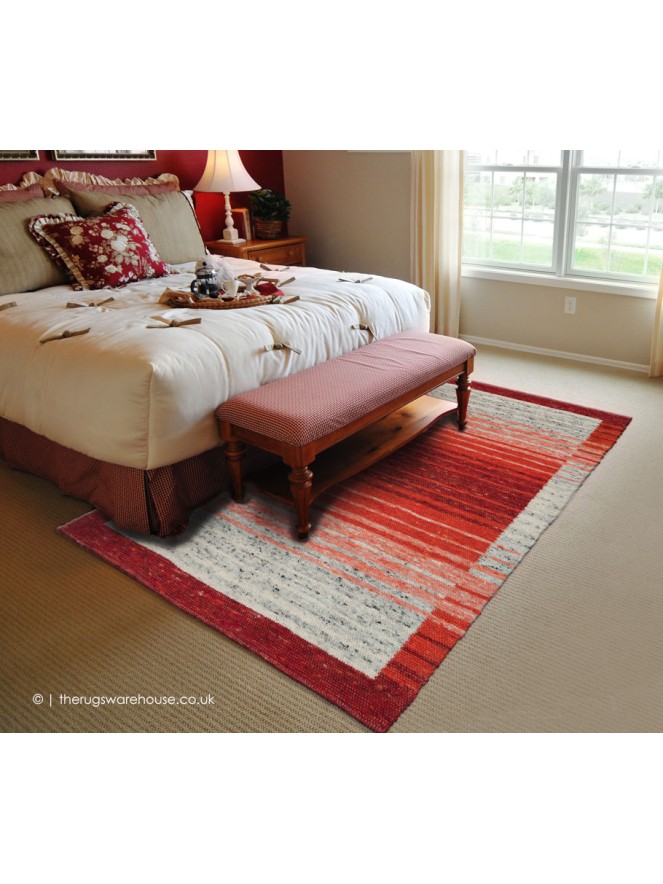 Contours Red Rug - 2