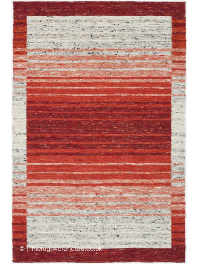 Contours Red Rug - 5