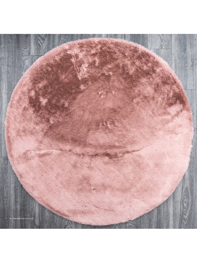 Heavenly Pink Circle Rug - 9