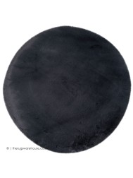 Heavenly Graphite Circle Rug - Thumbnail - 8