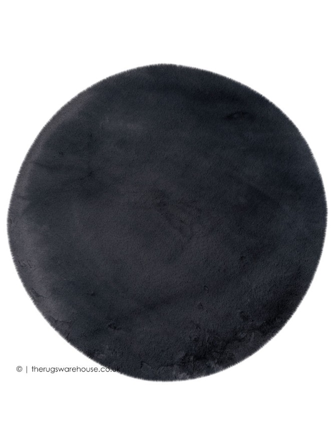 Heavenly Graphite Circle Rug - 8