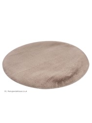 Heavenly Taupe Circle Rug - Thumbnail - 4