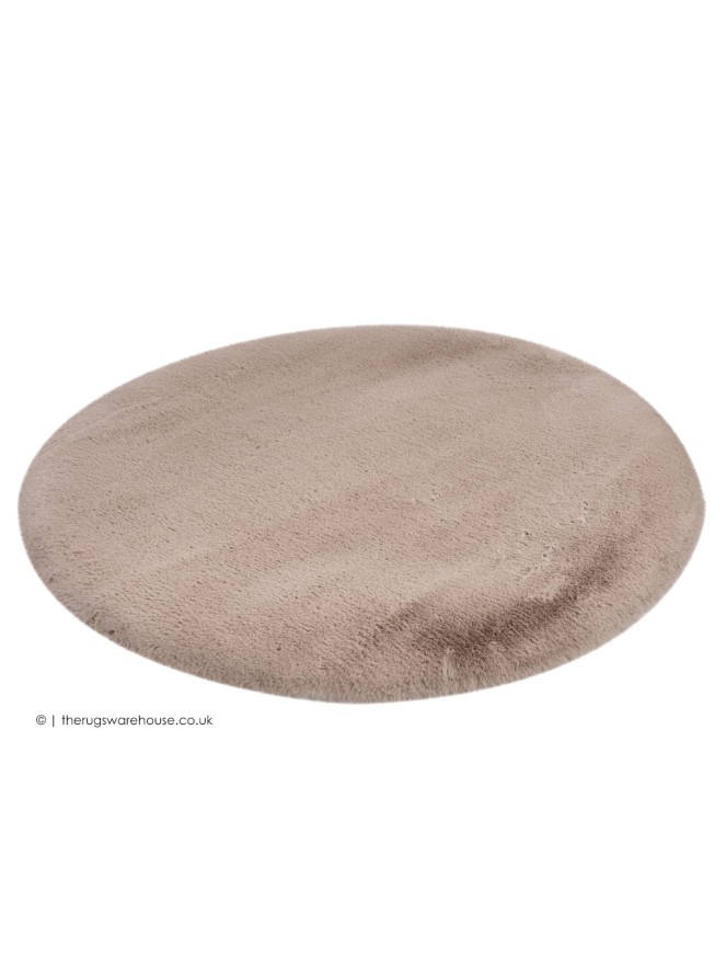 Heavenly Taupe Circle Rug - 4