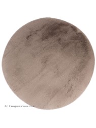 Heavenly Taupe Circle Rug - Thumbnail - 5