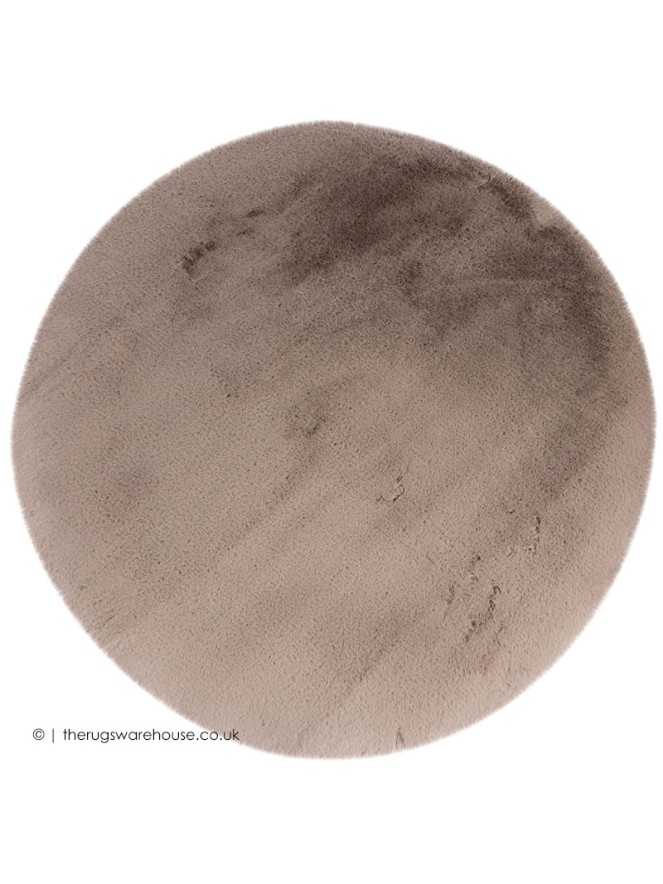 Heavenly Taupe Circle Rug - 5