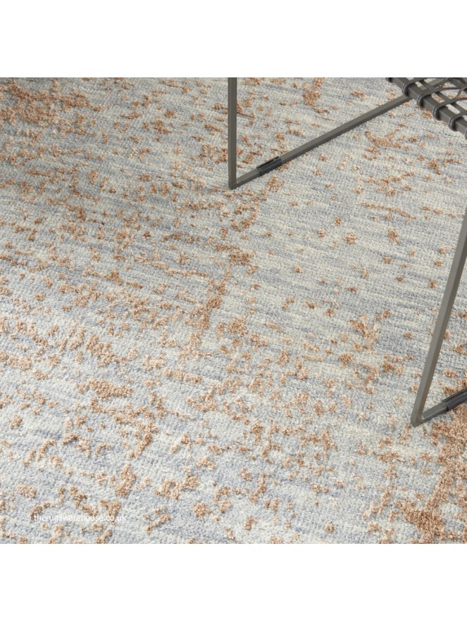 Luna Blue Mocha Rug - 3