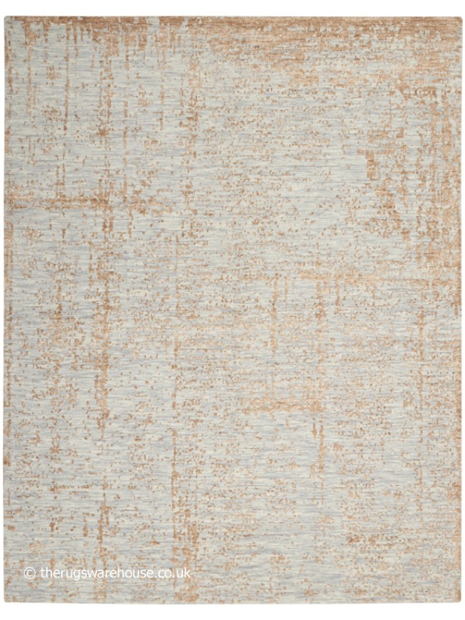 Luna Blue Mocha Rug - 8