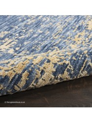 Luna Dark Blue Mocha Rug - Thumbnail - 5