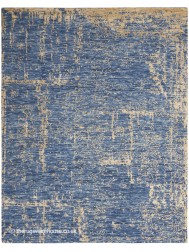 Luna Dark Blue Mocha Rug - Thumbnail - 8