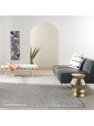 Luna Silver Grey Rug - Thumbnail - 3