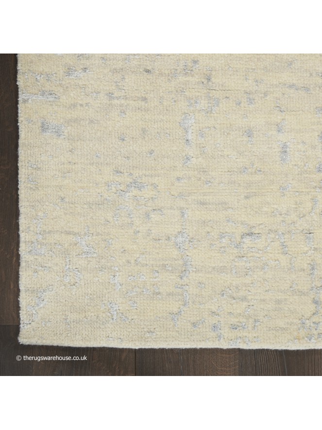 Luna Ivory Silver Blue Rug - 5