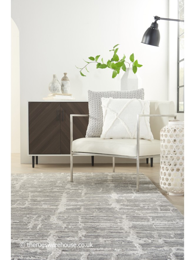 Luna Grey Silver Rug - 4