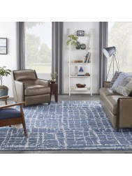 Luna Blue Silver Rug - Thumbnail - 3