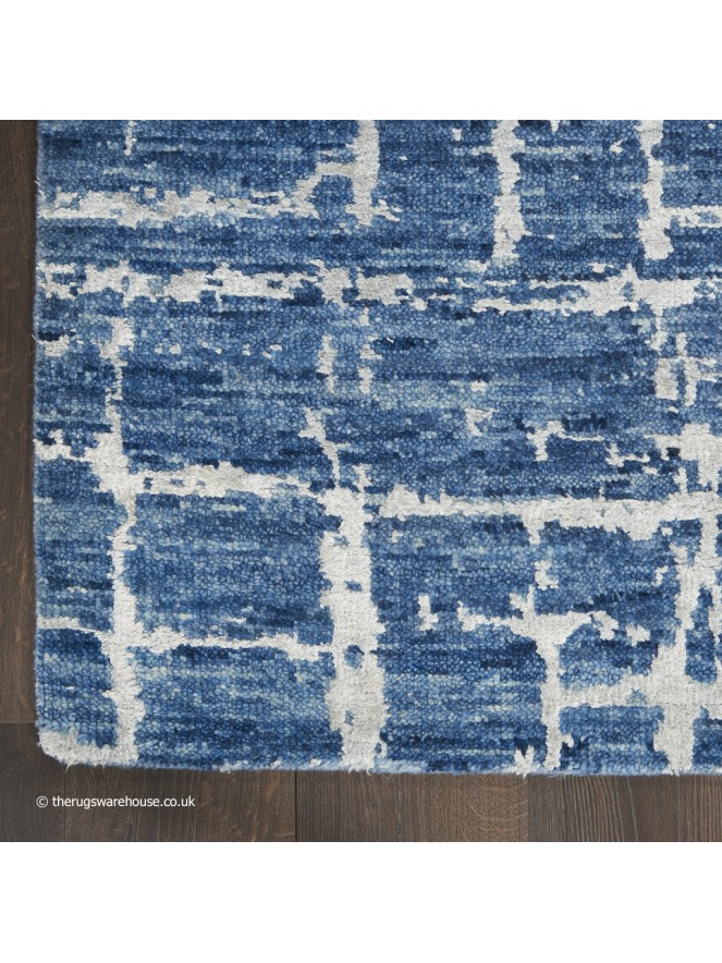 Luna Blue Silver Rug - 6