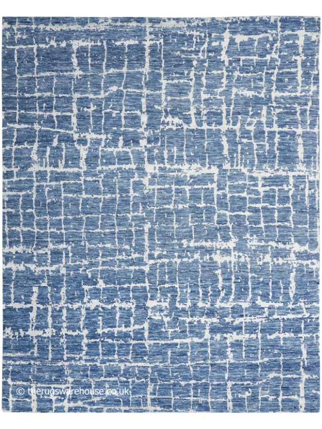 Luna Blue Silver Rug - 8