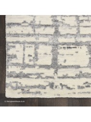 Luna Ivory Grey Rug - Thumbnail - 6