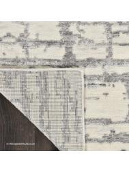 Luna Ivory Grey Rug - Thumbnail - 7