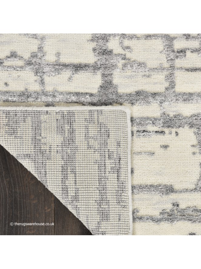 Luna Ivory Grey Rug - 7