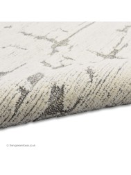 Sculptural Cream Grey Rug - Thumbnail - 5