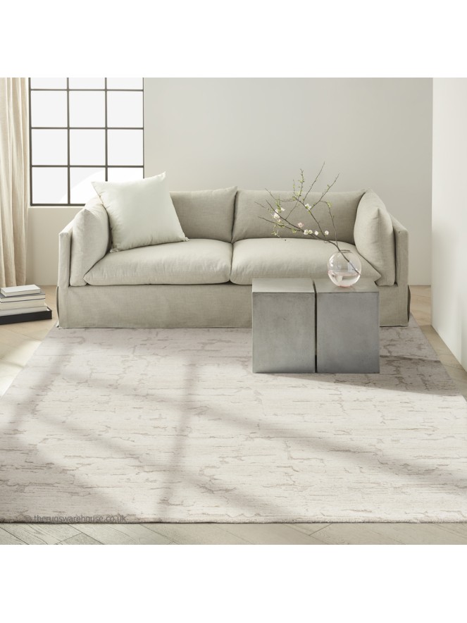 Sculptural Cream Ivory Rug - 3