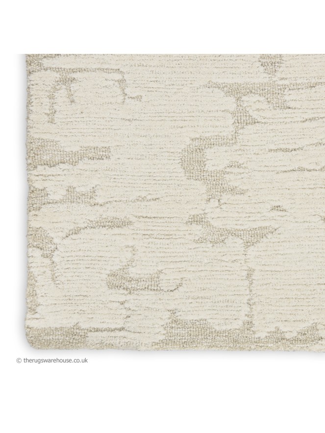 Sculptural Cream Ivory Rug - 6