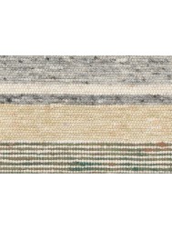 Firenze Stripe Green Mix Rug - Thumbnail - 5