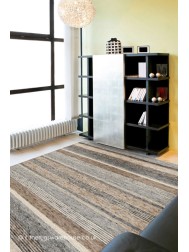 Firenze Stripe Grey Mix Rug - Thumbnail - 2