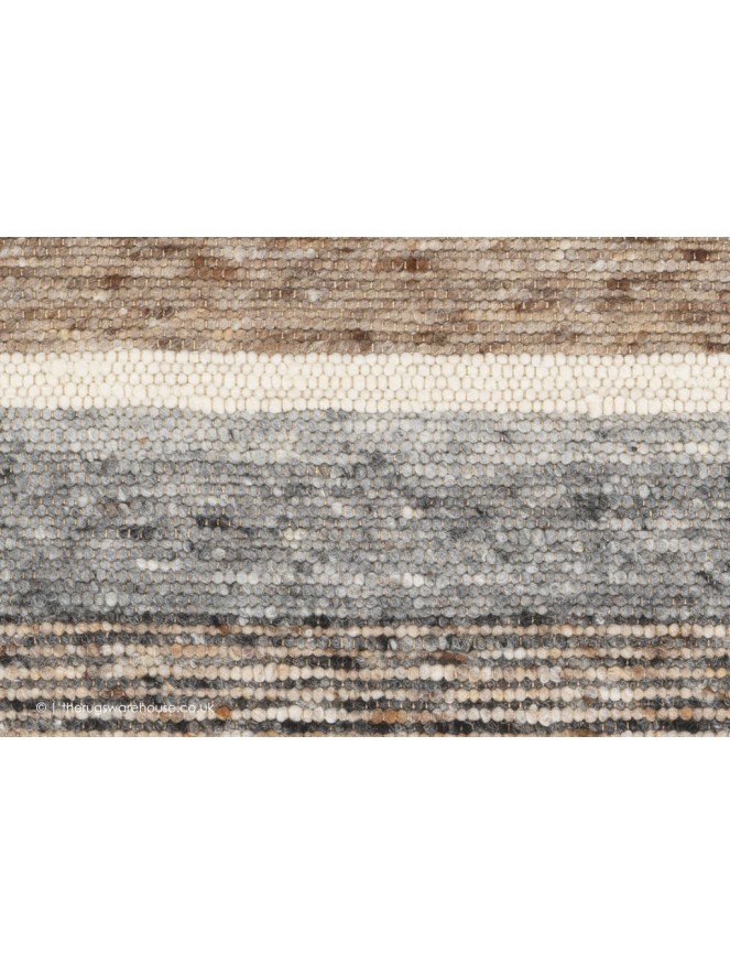 Firenze Stripe Grey Mix Rug - 4